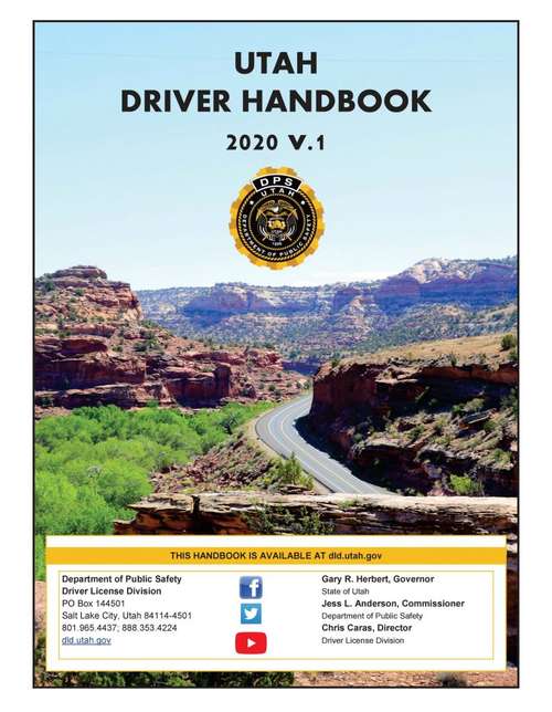 Book cover of Utah Driver Handbook