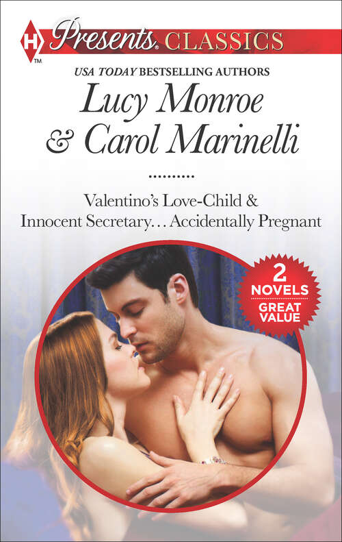 Book cover of Pregnant with the Billionaire's Baby: Valentino's Love-Child\Innocent Secretary...Accidentally Pregnant