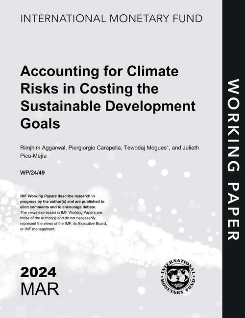 Book cover of Accounting for Climate Risks in Costing the Sustainable Development Goals
