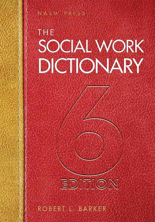Book cover of The Social Work Dictionary (6)