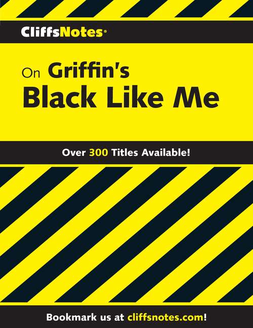 Book cover of CliffsNotes on Griffin's Black Like Me