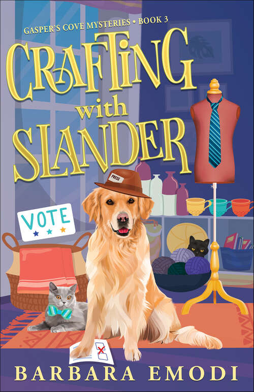 Book cover of Crafting with Slander (Gasper's Cove Mysteries)