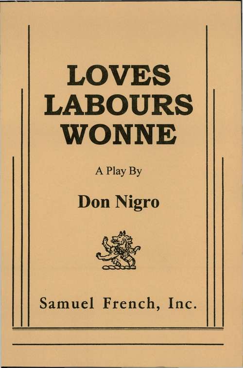 Book cover of Loves Labours Wonne