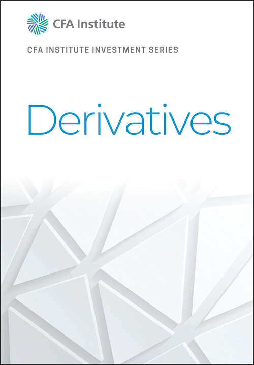 Book cover of Derivatives (2) (CFA Institute Investment Series)
