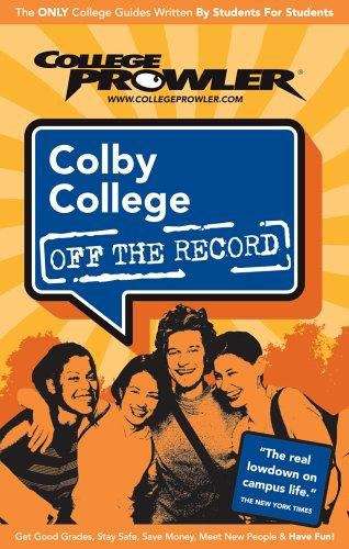 Book cover of Colby College (College Prowler)