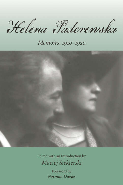 Book cover of Helena Paderewska: Memoirs, 1910–1920