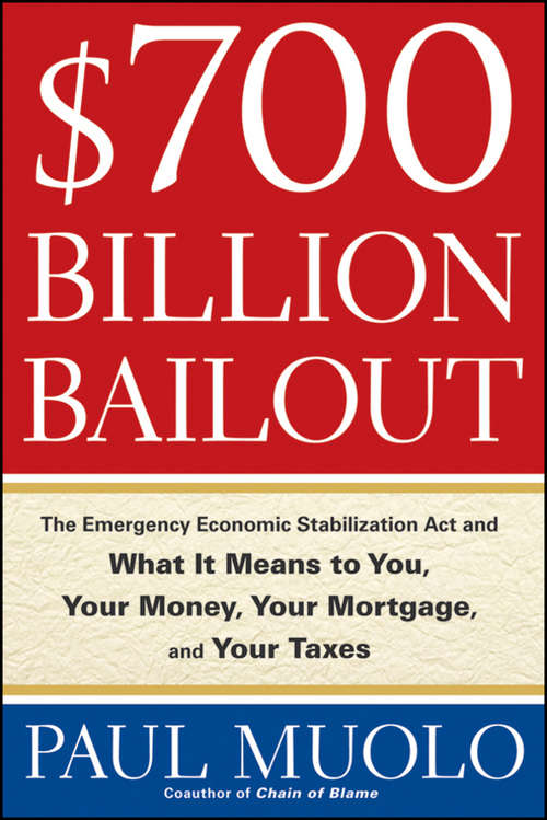 Book cover of $700 Billion Bailout