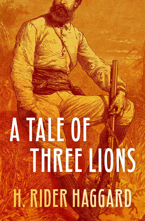 Book cover of A Tale of Three Lions: Large Print (Allan Quatermain)