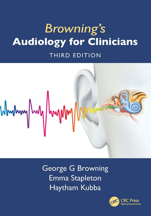 Book cover of Browning's Audiology for Clinicians (3)