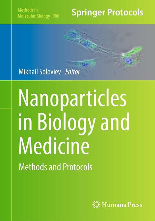 Book cover of Nanoparticles in Biology and Medicine