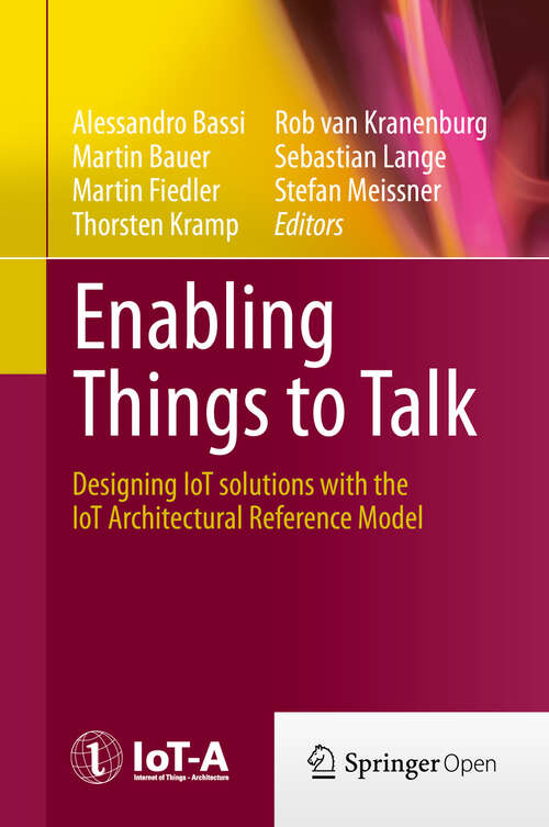 Book cover of Enabling Things to Talk