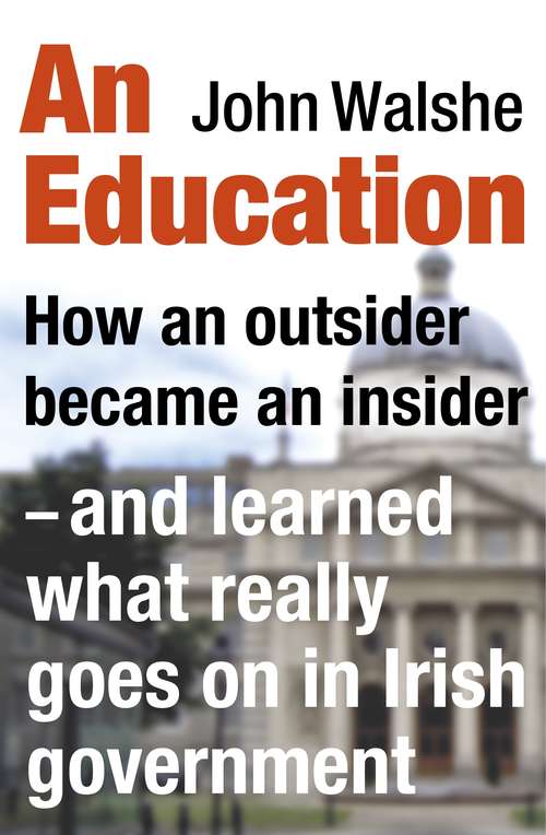 Book cover of An Education: How an outsider became an insider - and learned what really goes on in Irish government