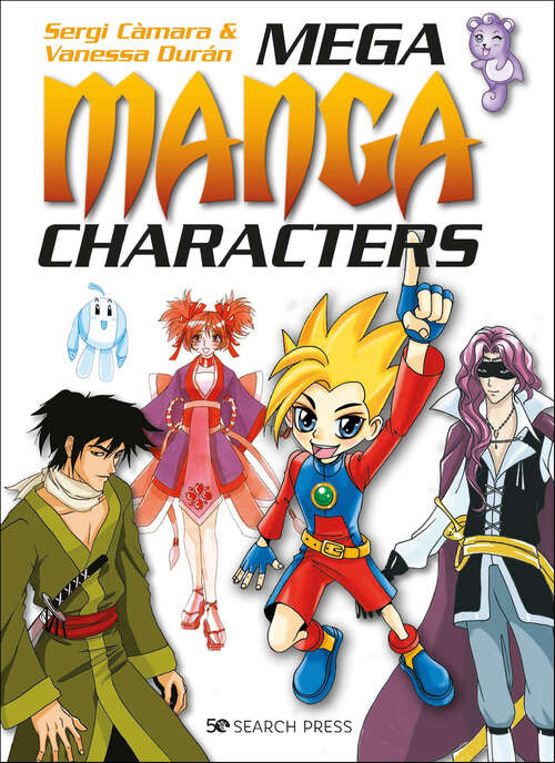 Book cover of Mega Manga Characters