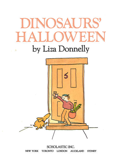 Book cover of Dinosaurs' Halloween