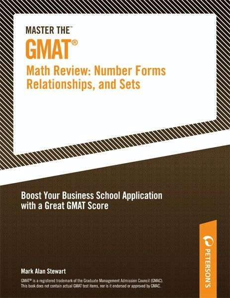 Book cover of Master the GMAT--Math Review: Number Forms, Relationships, and Sets