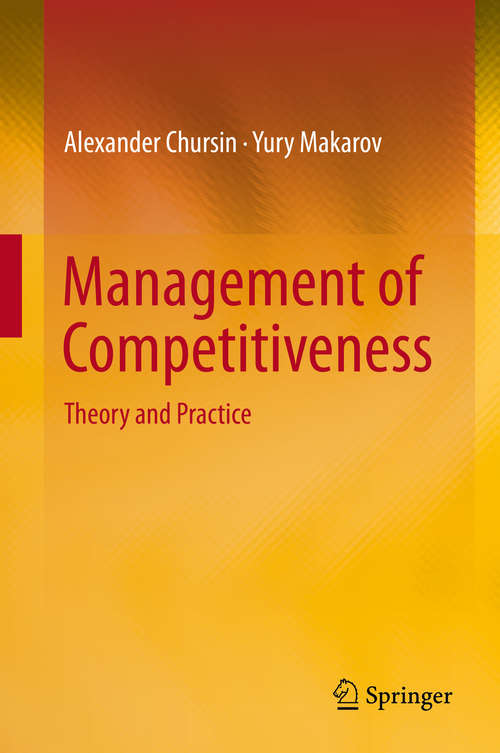 Book cover of Management of Competitiveness