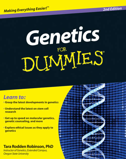 Book cover of Genetics For Dummies
