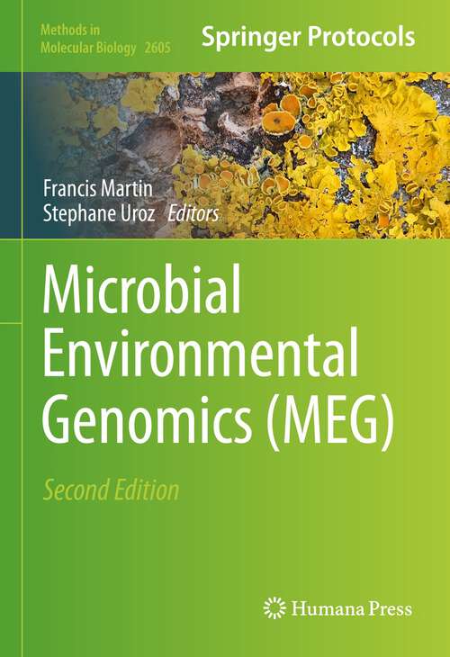Microbial Environmental Genomics (Methods in Molecular Biology #2605)