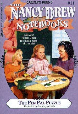 Book cover of The Pen Pal Puzzle (The Nancy Drew Notebooks #11)