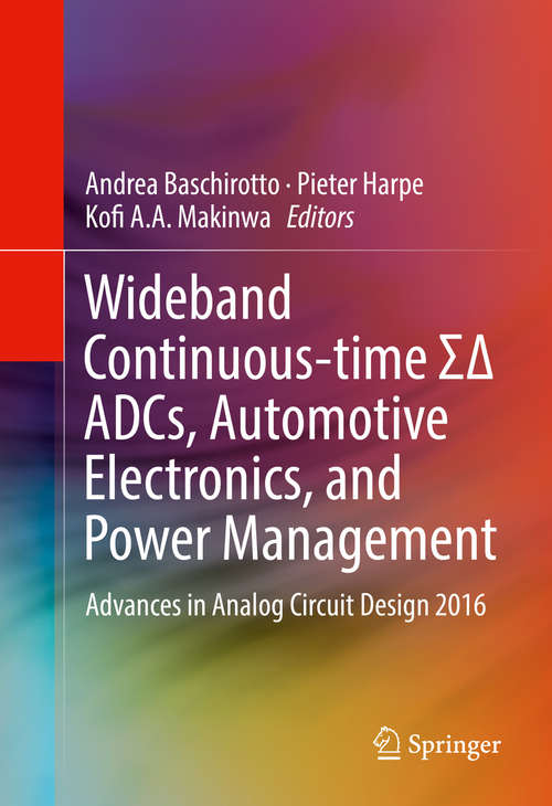 Book cover of Wideband Continuous-time ΣΔ ADCs, Automotive Electronics, and Power Management