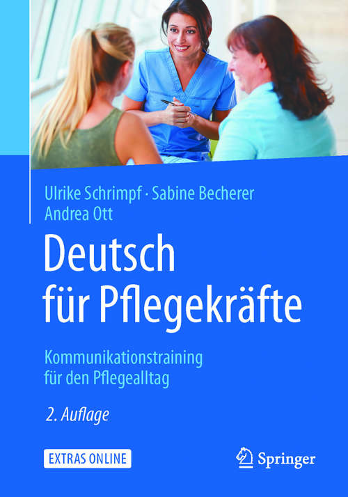 Book cover of Deutsch für Pflegekräfte
