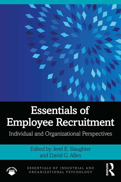 Book cover of Essentials of Employee Recruitment: Individual and Organizational Perspectives (Essentials of Industrial and Organizational Psychology)