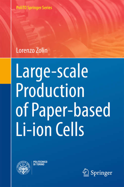 Book cover of Large-scale Production of Paper-based Li-ion Cells
