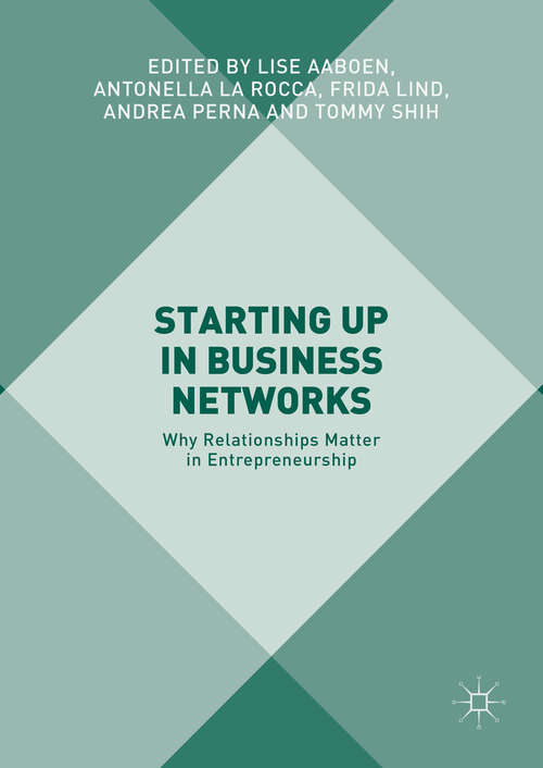 Book cover of Starting Up in Business Networks