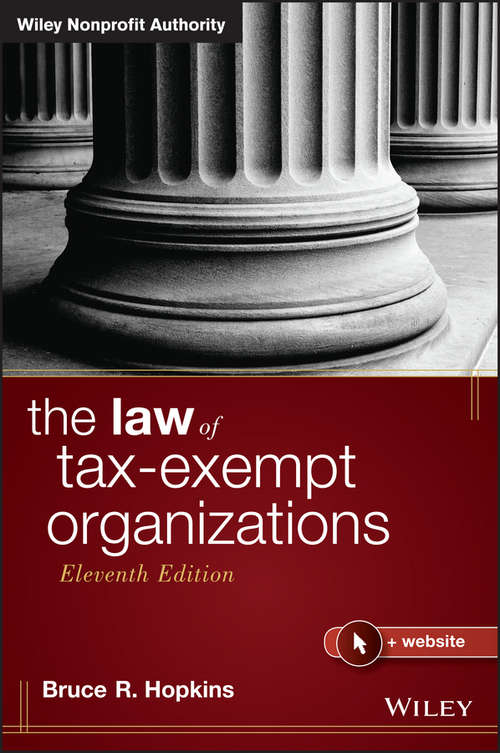 Book cover of The Law of Tax-Exempt Organizations