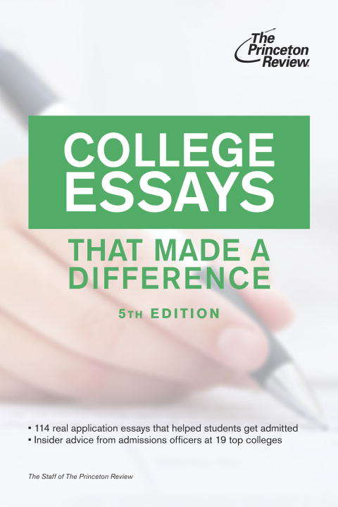 Book cover of College Essays that Made a Difference, 5th Edition