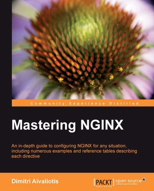 Book cover of Mastering Nginx