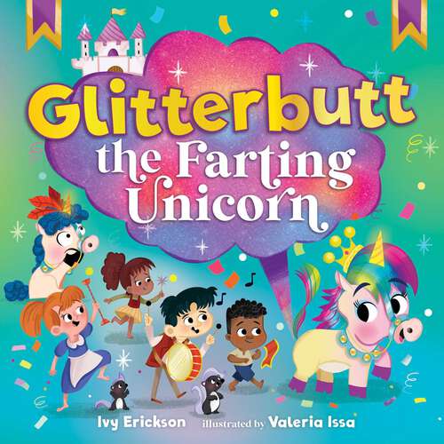Book cover of Glitterbutt the Farting Unicorn