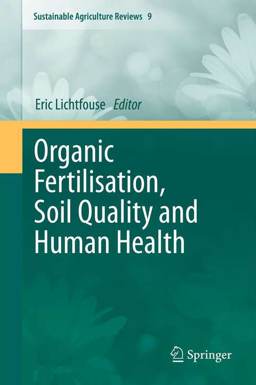 Book cover of Organic Fertilisation, Soil Quality and Human Health