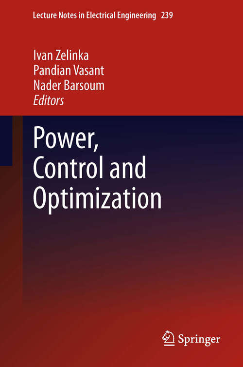 Book cover of Power, Control and Optimization