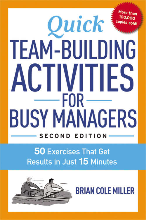 Book cover of Quick Team-Building Activities for Managers