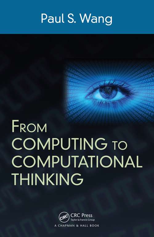 Book cover of From Computing to Computational Thinking