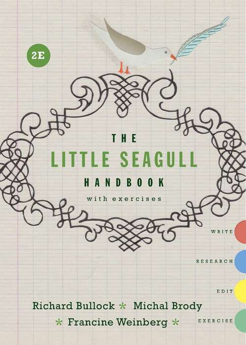 Book cover of The Little Seagull Handbook with Exercises (Second Edition)