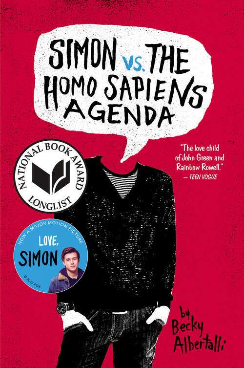 Book cover of Simon vs. the Homo Sapiens Agenda: Simon Vs. The Homo Sapiens Agenda