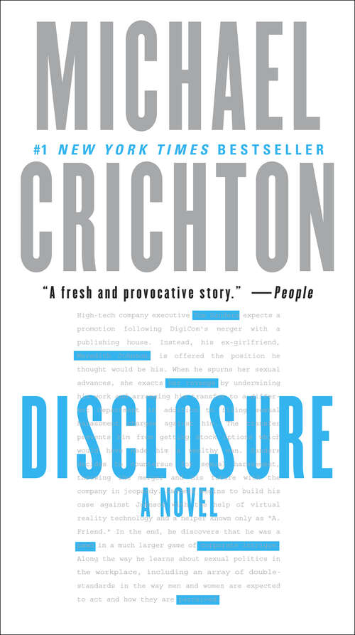 Book cover of Disclosure: A Novel