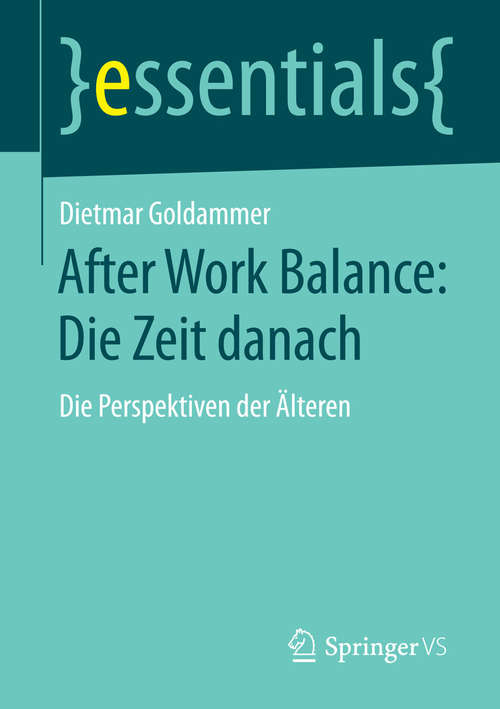 Book cover of After Work Balance: Die Zeit danach