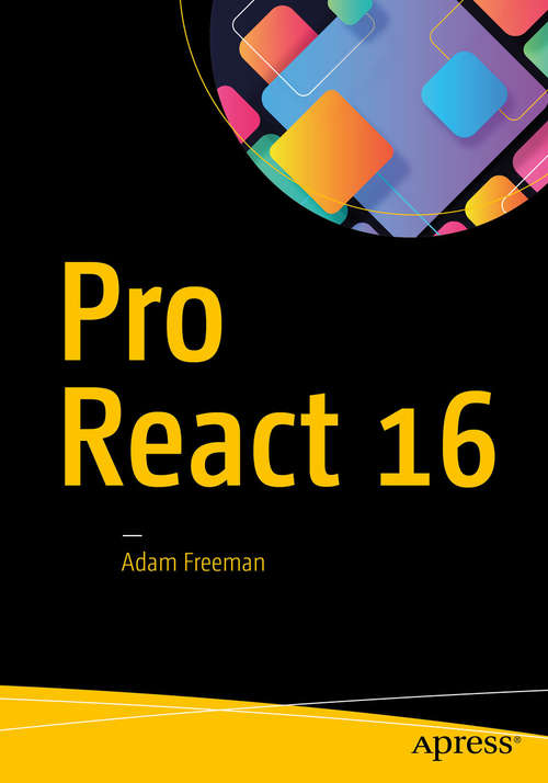 Book cover of Pro React 16
