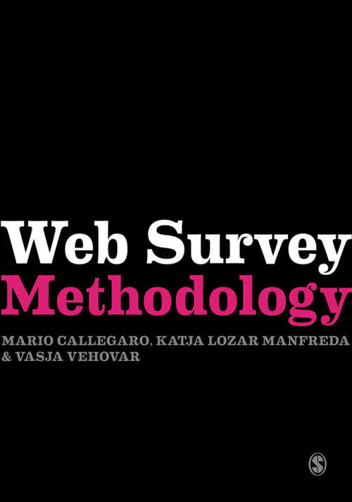 Book cover of Web Survey Methodology (Research Methods for Social Scientists)