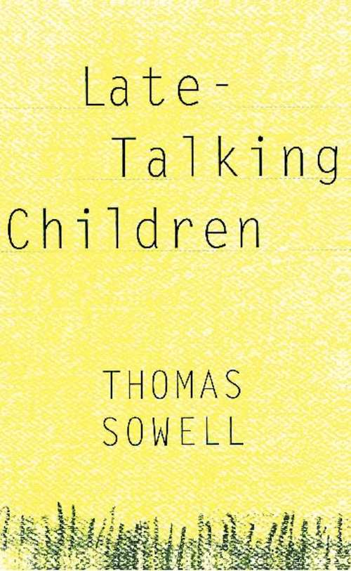 Book cover of Late-Talking Children