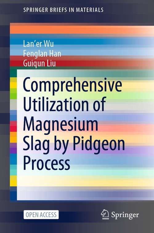 Comprehensive Utilization of Magnesium Slag by Pidgeon Process (SpringerBriefs in Materials)