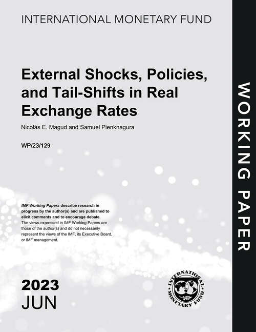 Book cover of External Shocks, Policies, and Tail-Shifts in Real Exchange Rates (Imf Working Papers)