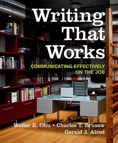 Book cover of Writing That Works: Communicating Effectively On The Job