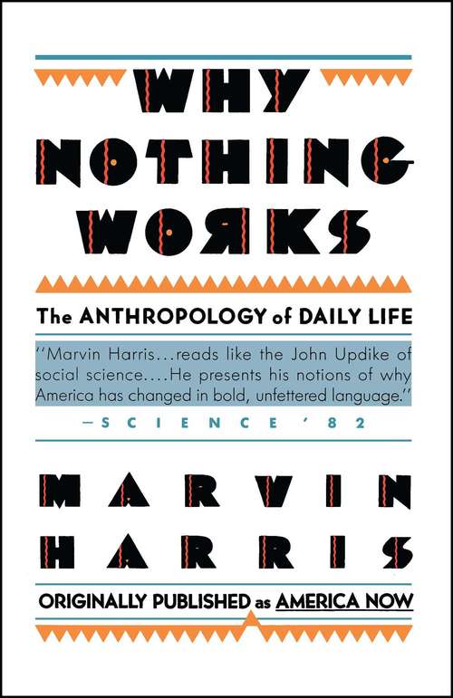 Why Nothing Works: The Anthropology of Daily Life