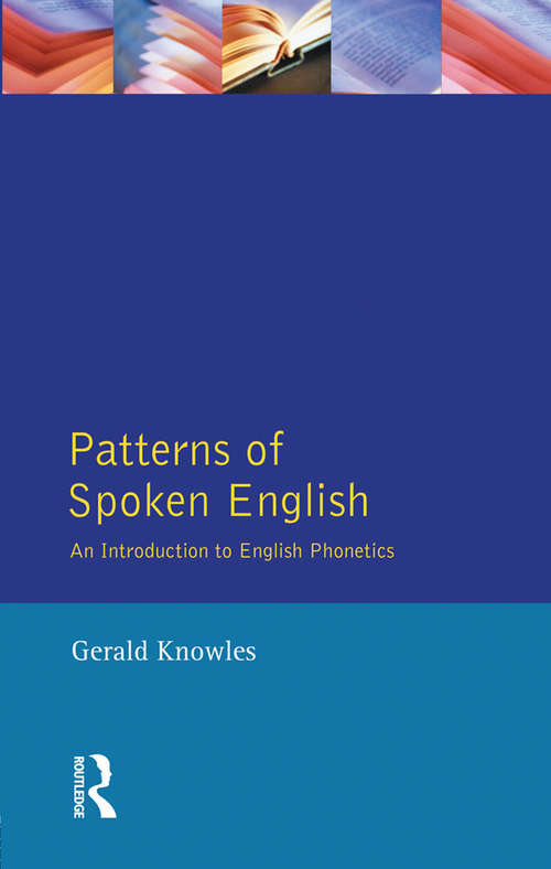Book cover of Patterns of Spoken English: An Introduction to English Phonetics