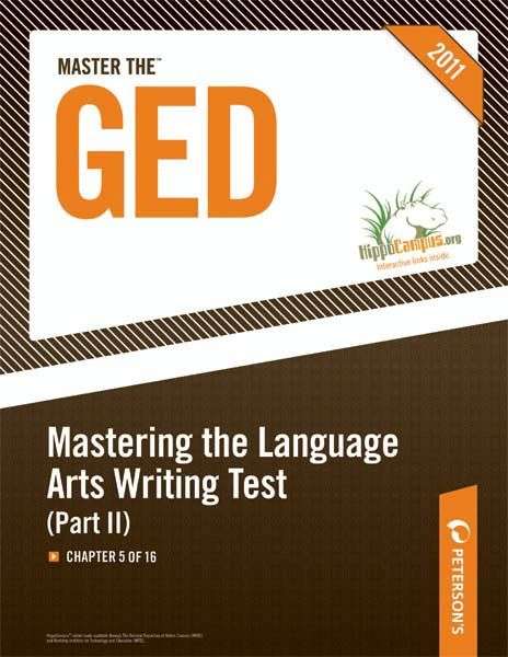 Book cover of Master the GED: Chapter 5 of 16