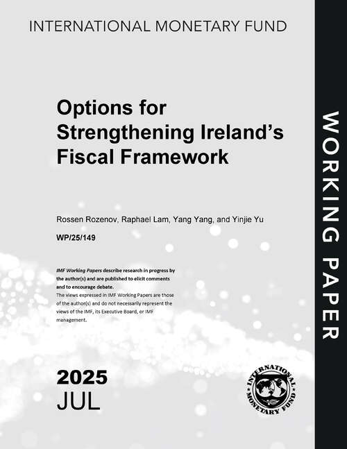 Book cover of Options for Strengthening Ireland’s Fiscal Framework